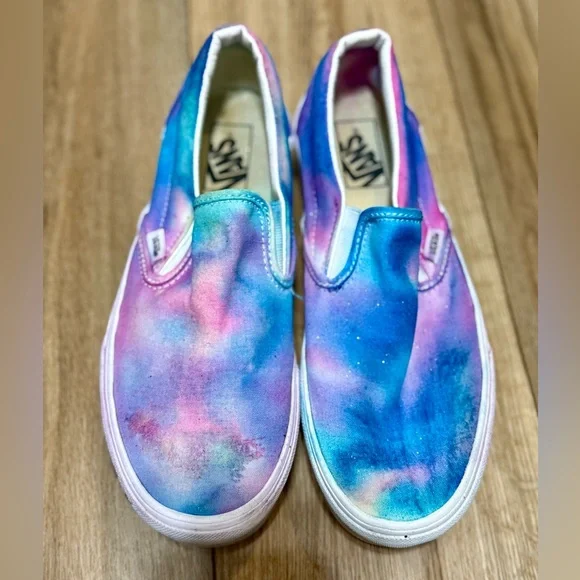 Vans Galaxy Slip On Platform Stackform Shoes Size 8.5M/10W EUC - Picture 2 of 7